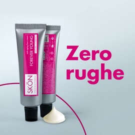 SKÖN | CREMA VISO ANTIRUGHE, Forever Young, organic, idratante, antiage con Acido Ialuronico puro, vitamins A-C-E e Aloe Vera Vegan, per tutti i tipi di pelle.