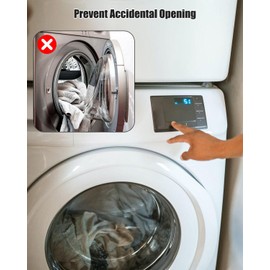 Washer Lid Lock Assembly with Washer Lid Strike Repalce W11307244 W10682535 W10837741, Gasket Cover Lock Fit for Whirlpool Kenmore Maytag Amana Crosley Washer WTW5000DW1 MVWX655DW1