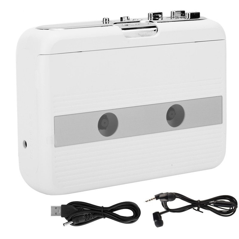 Portable Tape Player Bluetooth Cassette Player FM Radio with AutoReverse