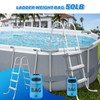 2Pcs Heavy Duty Pool Ladder Weights, 50lbs Sand Fillable Universal