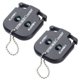 Helonge Golf Score Counter, 2 Pcs 2 Player Stroke Counter Golf Score Indicator 2 Digits Mini Square Golf Score Counters Handy Scorer Golf Count Shot Stroke Putt Score Counter for Golf Scoring Keeper
