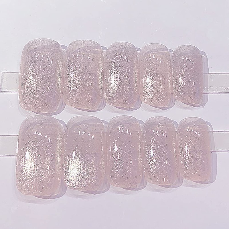 24 Pcs Pink Gradient Nail Tips for Wedding, Party, Holiday,
