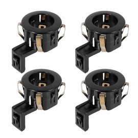 X AUTOHAUX 4pcs 89348-33060 Car Rear Bumper PDC Parking Sensor Retainer Holder for Toyota Sienna Sequoia for Lexus GX460 Black
