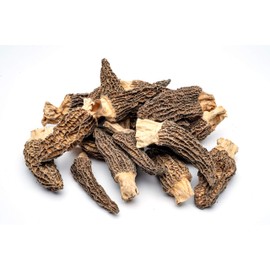 Slofoodgroup Dried Morel Mushrooms (Morchella Conica) Gourmet Morel Mushrooms (2 oz Dried Morels)