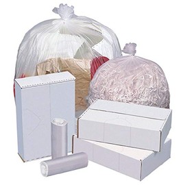 Highmark™ High-Density Can Liners, 16 Mic, 20-30 Gallons, 30" x 37", Natural, Box of 250
