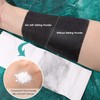 BOBISUKA Black White Face Paint Stick with Setting Powder Set,