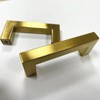 BOZONLI 2pcs Gold Stainless Steel Cabinet Handles, 288mm Hole Centers