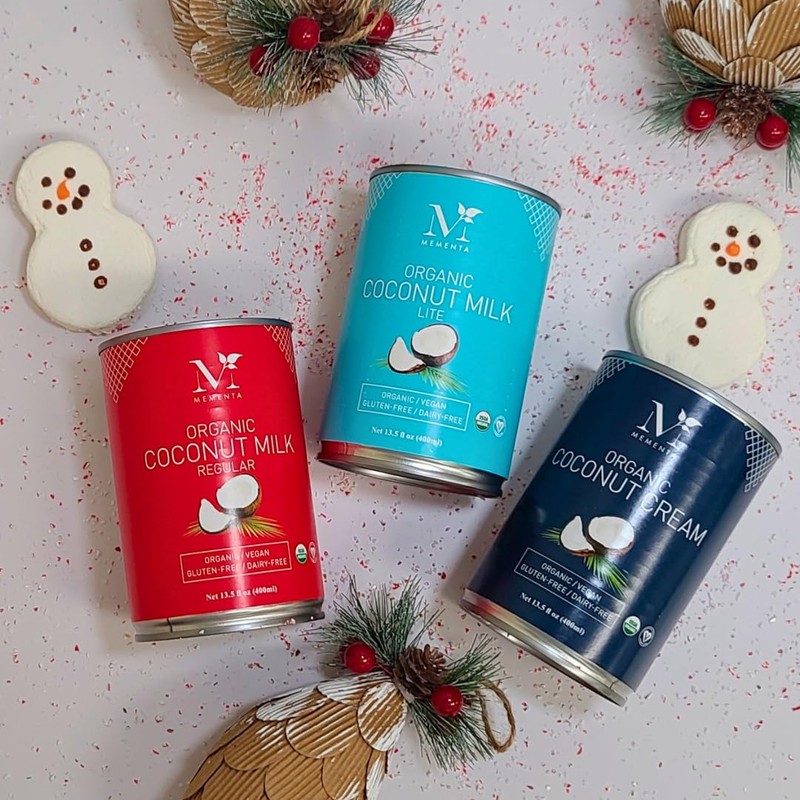 Mementa Inc Organic Coconut Cream 400 ml Can (Pack of