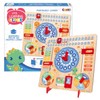 CRAZE My Learning Clock Dino - Wooden Learning Clock for