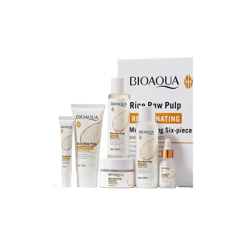 Suero De Arroz Kit 6pz Skincare Bioaqua