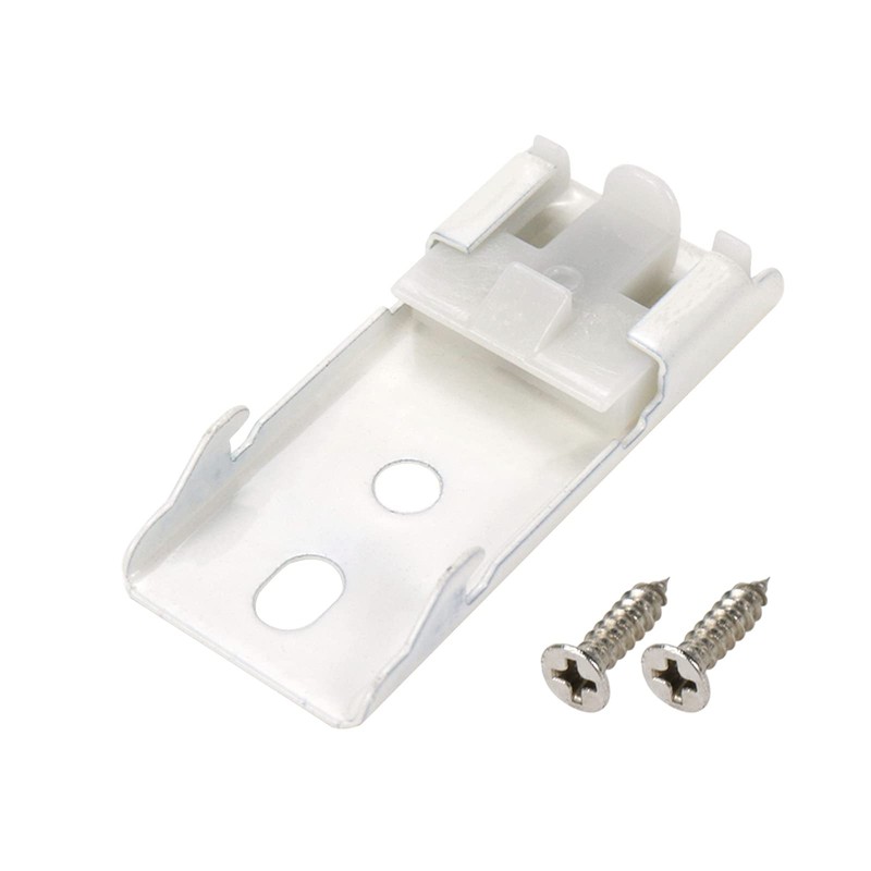 Coshar 20pcs Ceiling Mount Bracket DIY Curtain Track Installation Accessories