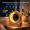 Sunrise Alarm Clock for Bedroom – Dimmable Moon Night Light