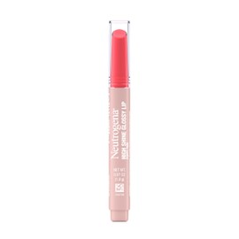 Neutrogena High Shine Glossy Lip with Maracuja Oil + Vitamins & Antioxidant Vitamin E, Nourishing Glossy Lip, Non-Retractable, Pigmented For Buildable Color, Poppy Pink, 0.07 oz