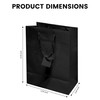 Novel Box Black Gift Bags with Handles 10 Pack 4.75x3.25x6.75