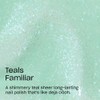 OPI Infinite Shine Teals Familiar | Sheer Pastel Mint Green