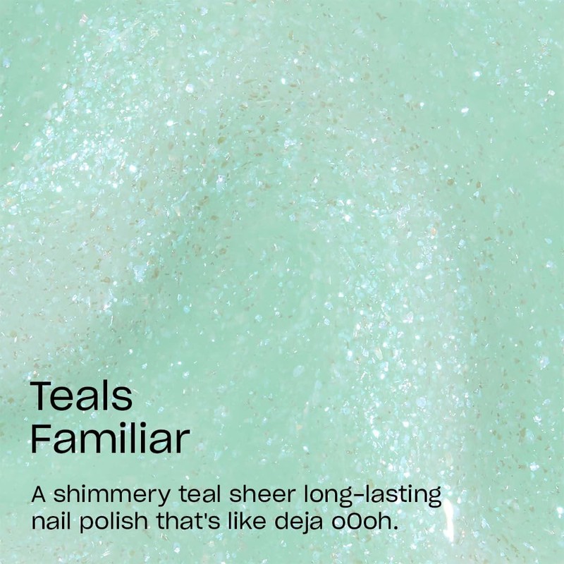 OPI Infinite Shine Teals Familiar | Sheer Pastel Mint Green