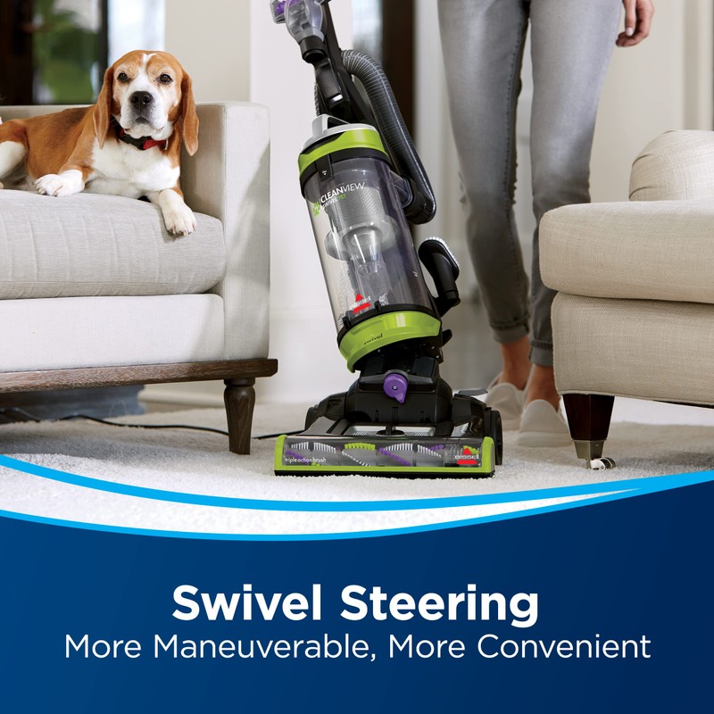 Bissell 2252 CleanView Swivel Upright Bagless Vacuum with Swivel Steering,