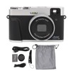 48MP Retro Digital Camera with 2.8in IPS Screen, 4K Vlogging