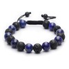 Natural Stone Beads Bracelet for Men - GENASTO Protection Crystal
