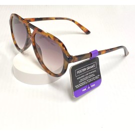 Foster Grant New, Unisex Sunglasses Foster Grant Brown Tort, 100% UVA-UVB Lens Protected