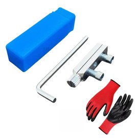 Broken Faucet Removal Tool Screw Extractor Set Installation Removal Tool Kit Pipe Stripped Screw Set Multifunctional Handle Damaged Screw & Stuck Bolt Valve Thread, for Water Pipes 1/2", 3/4"