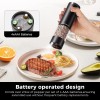 Oxygear Electric Salt and Pepper Grinder Set (2Pack) Battery Operated