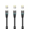 N. NETDOT Gen12 Micro-USB [3.3ft,3 Pack Black] Magnetic Fast Charging