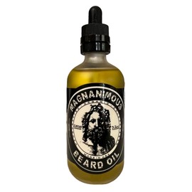 MAGNANIMOUS BEARD OIL (3.5 OZ) "MT OLYMPUS" SCENT (CITRUS SWEET ORANGE, CEDAR WOOD, SANDALWOOD, & GEORGIA PINE) - THE NON-GREASIEST BEARD OIL ON THE PLANET, ZEUS APPROVED!