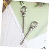 Hohopeti 2pcs Stainless Steel Eye Bolts with Nuts x 60