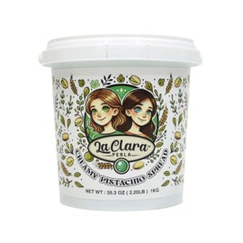 La Clara Perla Creamy Pistachio Spread, Pistachio Cream (For Dubai Chocolate) 2.2lbs (1KG)