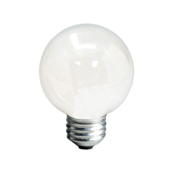 GE Lighting 043168311106 Soft White 31110 40-Watt, 330-Lumen G16.5 Light Bulb with Medium Base, 2-Pack, 2 Pack, 2 Count