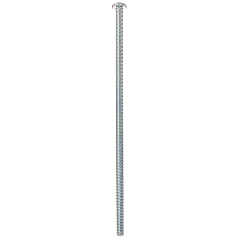 Steel Pan Head Machine Screw, Zinc Plated, Meets ASME B18.6.3,