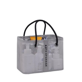 SensaBliss Hot Spring Bag, Sauna Bag, Pool Bag, Beach Bath, Spa Bag, Public Bath Bag, gray