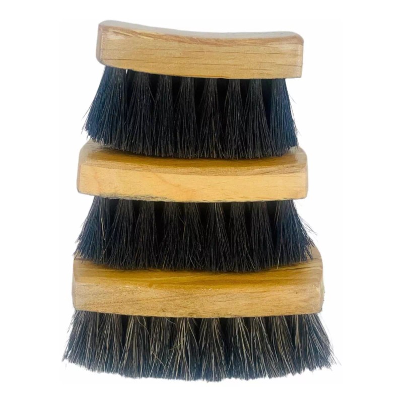 Lux-z Cepillos De Cerdas Naturales Para Bolear Calzado Pack De