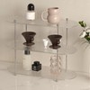 Desktop Clear Shelf Acrylic Multi Layer Modern Simple Transparent Rack