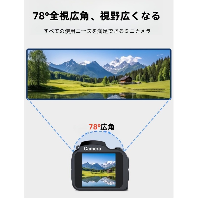 YULINJIA Ultra Compact Digital Camera 4K Mini Size Video Recording