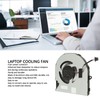 Laptop CPU Cooling Fan 4 Pin Replacement Cooling Fan for