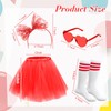 Maiteenly Women Tutu Skirt 80s 90s Costume Outfits Accessories Heart