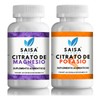 Citrato De Magnesio Y Citrato De Potasio 60 Cápsulas Cada Uno  Suplemento Alimenticio  Saisa Herbal Sin Sabor  Alta Biodisponibilidad  Apoyo Del