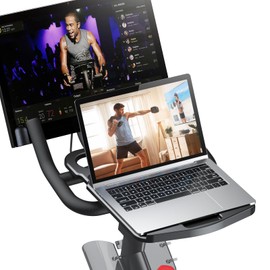 KMOUANTS Tabletop Tray Holder Compatible with Peloton Bike (Not Bike Plus for Tablets, laptops, Books, Phones, etc. - Riding Work Surface ，Bikes Accessories for Peloton