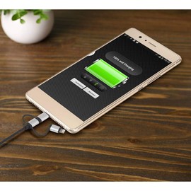 Renkforce 3-IN-1 KABEL LIGHTN/MIC/C 0,5M