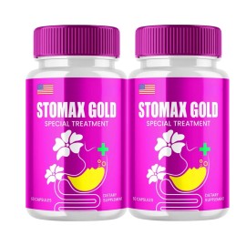 Stomax 2-Pack Stomax Gold Pastillas, Stomax Gold Supports Gut Health - 120 Capsules