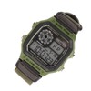 Digital Sport Watch Canvas Strap Luminous Waterproof Retro Sport Watch