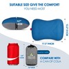 Hikenture Hikenture Ultralight Inflatable Washable Pillow with Removable Cover for