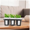 SUPVOX Garden Decor 6 in 1 Flower Pot Set Pot