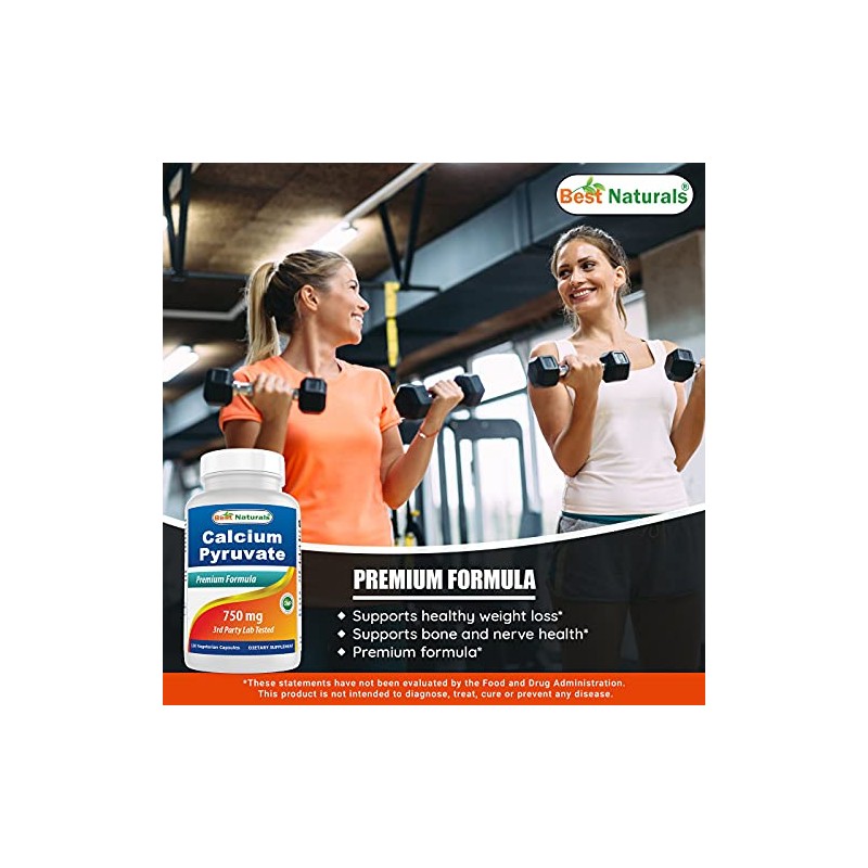 1 piruvato de calcio 750 mg cápsula por Best Naturals