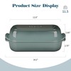 EDGING CASTING Enameled Cast Iron Loaf Pan with Lid, Bread