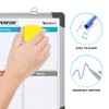 Small Weekly Calendar Dry Erase Whiteboard for Wall, 16" x