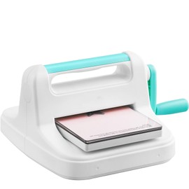 Happybuy Manual Die Cutting & Embossing Machine, 6-Inch Opening Portable Kit, for Arts & Crafts, Scrapbooking, Card Making, White