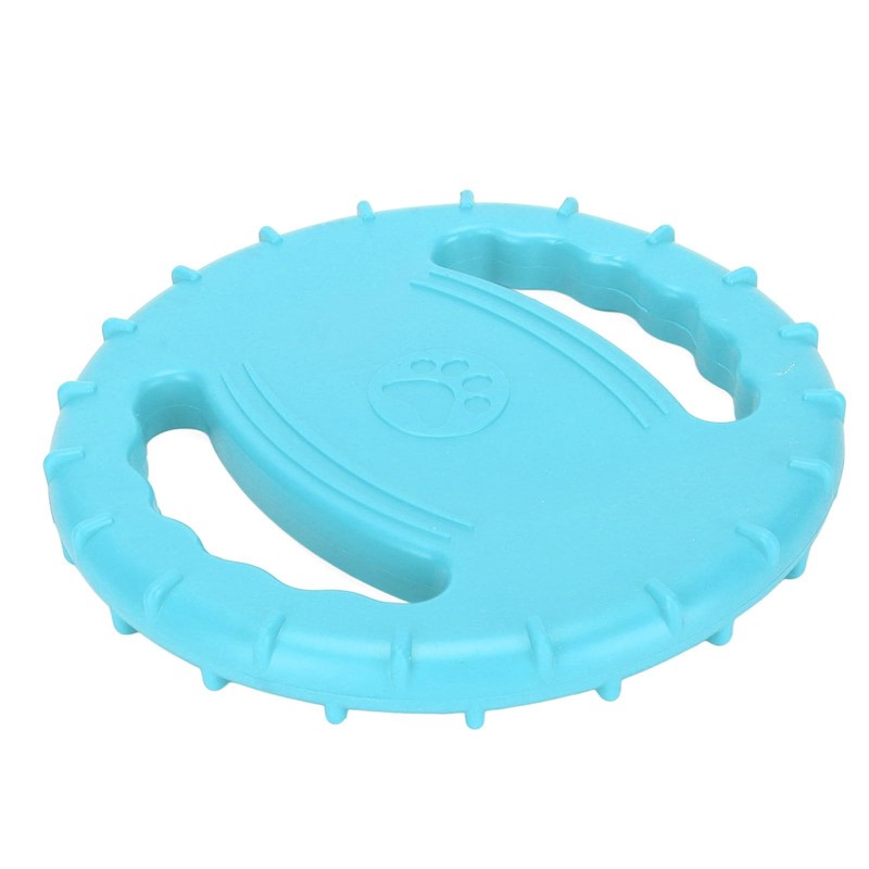 Hztyyier Dog Flying Disc, Squeaky Flexible Teeth Cleaning Flying Disc
